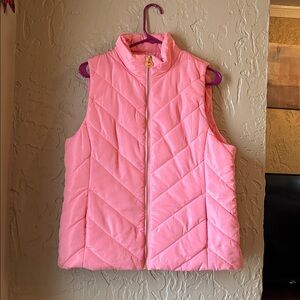 Michael Kors Women's Pink Quilted Vest. NWT